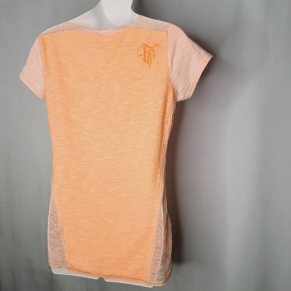 Fox Coral with Lace Embellishments T-shirt - Picture 6 of 7